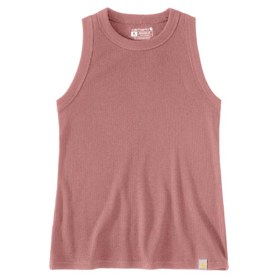 carhartt-womens-tencel-fiber-series-fitted-ribbed-tank-workwear-wearhouse-work-boots-apparel-safety-gear