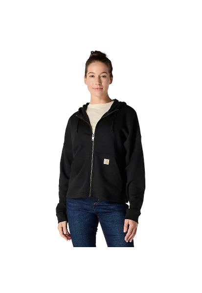 carhartt-womens-tencel-fiber-series-full-zip-sweatshirt-front-workwear-wearhouse-work-boots-apparel-safety-gear

