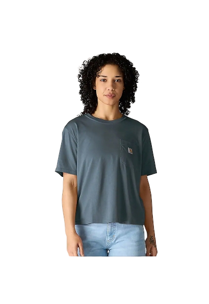 carhartt-womens-tencel-fiber-series-loose-fit-short-sleeve-crewneck-t-shirt-front-iron-blue-workwear-wearhouse-work-boots-apparel-safety-gear

