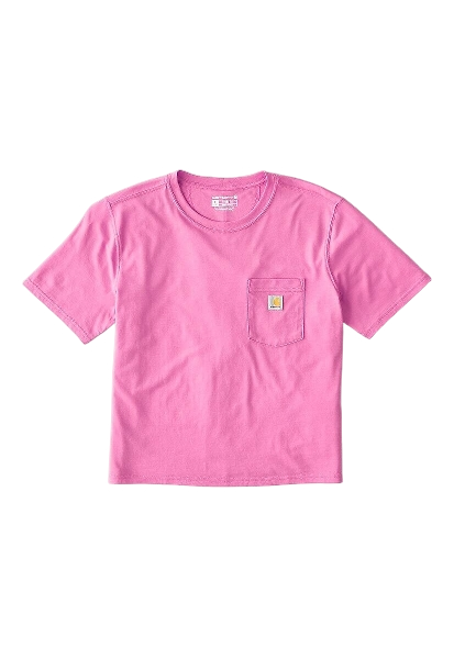 carhartt-womens-tencel-fiber-series-loose-fit-short-sleeve-crewneck-t-shirt-full-electric-fucshia-workwear-wearhouse-work-boots-apparel-safety-gear
