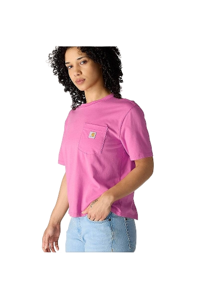 carhartt-womens-tencel-fiber-series-loose-fit-short-sleeve-crewneck-t-shirt-left-electric-fushia-workwear-wearhouse-work-boots-apparel-safety-gear
