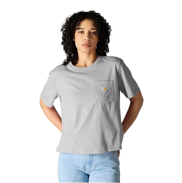 carhartt-womens-tencel-fiber-series-loose-t-shirt-front-heather-grey-workwear-wearhouse-work-boots-apparel-safety-gear
