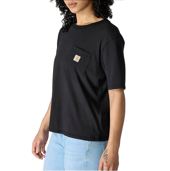 carhartt-womens-tencel-fiber-series-loose-t-shirt-left-black-workwear-wearhouse-work-boots-apparel-safety-gear
