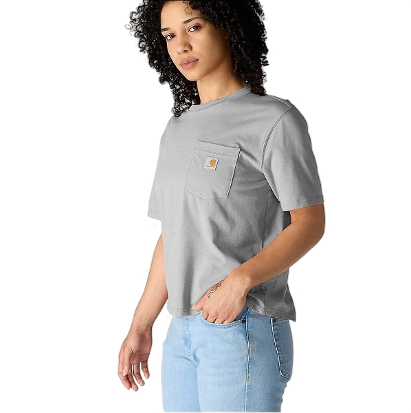 carhartt-womens-tencel-fiber-series-loose-t-shirt-left-heather-grey-workwear-wearhouse-work-boots-apparel-safety-gear
