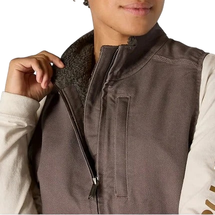 carhartt-womens-washed-duck-mock-neck-vest-taupe-grey-closure-workwear-wearhouse-work-boots-apparel-safety-gear
