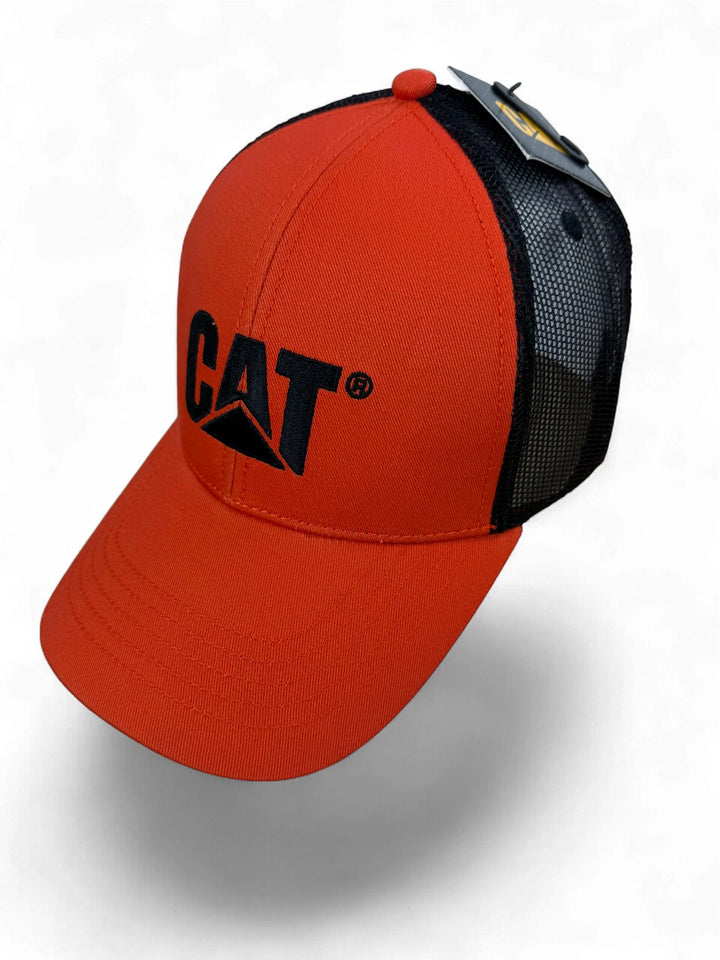 cat-raised-logo-cap-workwear-wearhouse-work-boots-apparel-safety-gear
