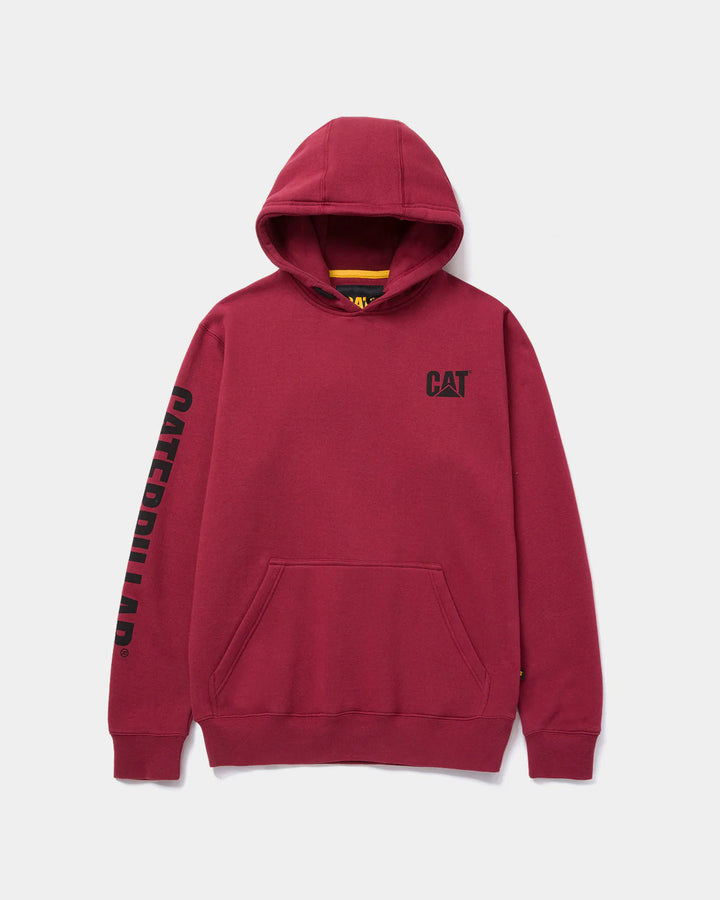 CAT Men's Trademark Banner Hooded Sweatshirt