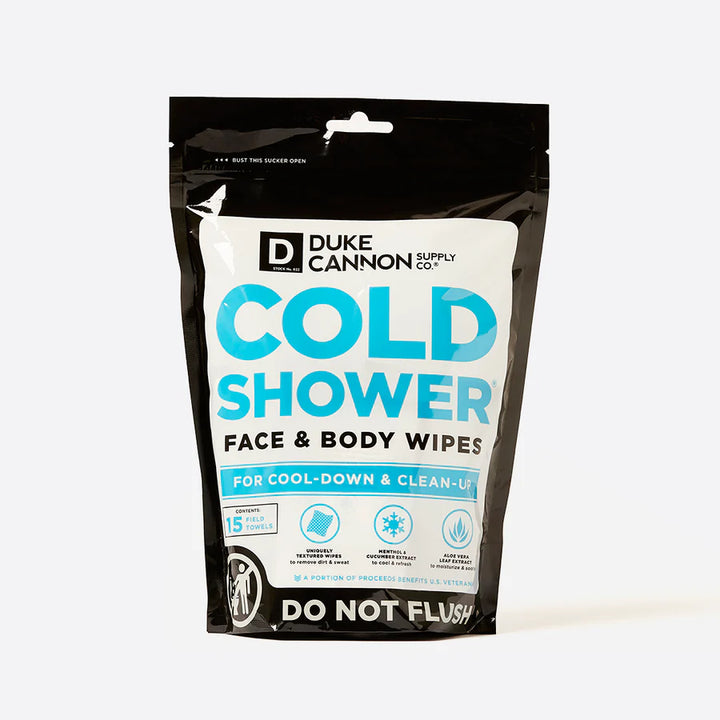 Duke Cannon Cold Shower Cooling Field Towels Multipack Pouch