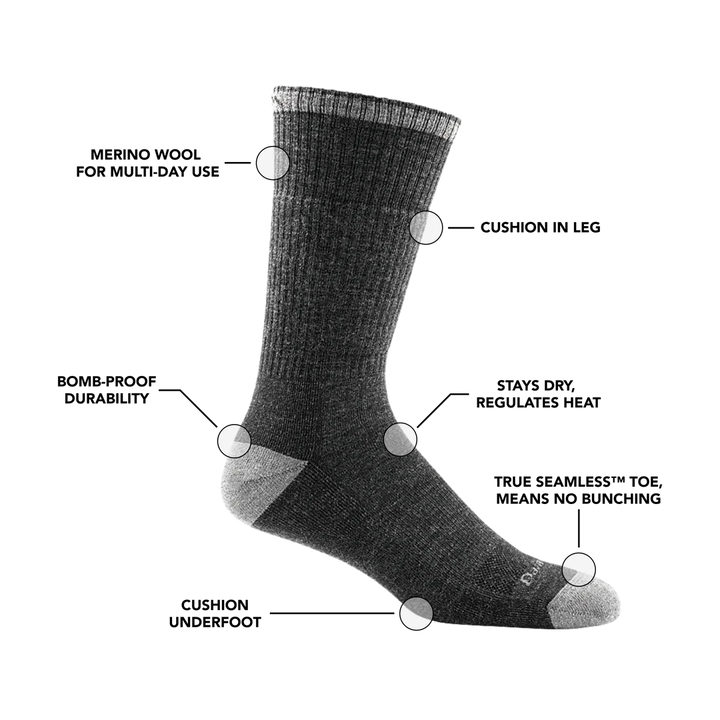 Darn Tough Men's Merino Wool John Henry Boot Work Cushion