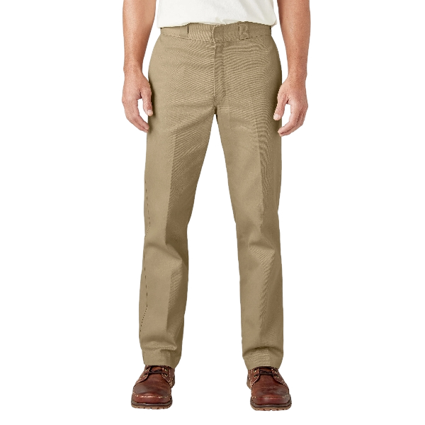 dickies-mens-original-874-work-pants-khaki-front-workwear-wearhouse-work-boots-apparel-safety-gear

