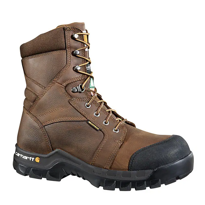 Carhartt Men's Rugged Flex® Waterproof Insulated Puncture Resistant 8" Composite Toe Work Boot