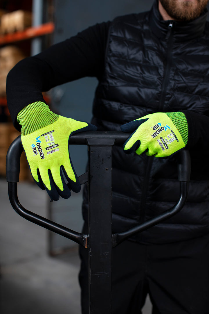 Wonder Grip Hi-Vis Yellow WG310 Latex Grip