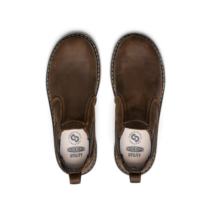 KEEN Men's San Jose Chelsea 90° Heel Boot (Aluminum Toe)