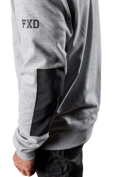 fxd-mens-wf-1-hi-vis-bonded-membrane-fleece-hoodie-graymarle-sleeve-workwear-wearhouse-work-boots-apparel-safety-gear
