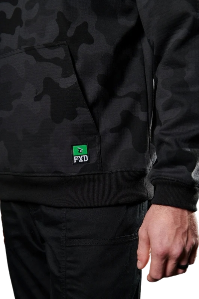 fxd-mens-wf-1-hi-vis-bonded-membrane-fleece-hoodie-sleeve-black-camo-workwear-wearhouse-work-boots-apparel-safety-gear
