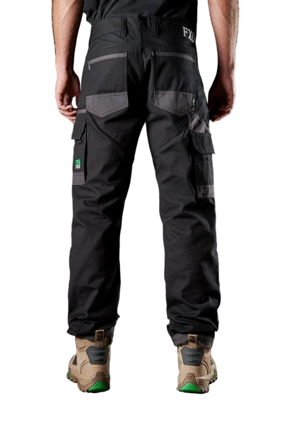 fxd-mens-wp-1--canvas-work-pant-back-black--workwear-wearhouse-work-boots-apparel-safety-gear
