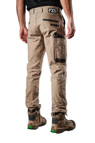 fxd-mens-wp-3-stretch-work-pants-khaki-left-back-workwear-wearhouse-work-boots-apparel-safety-gear
