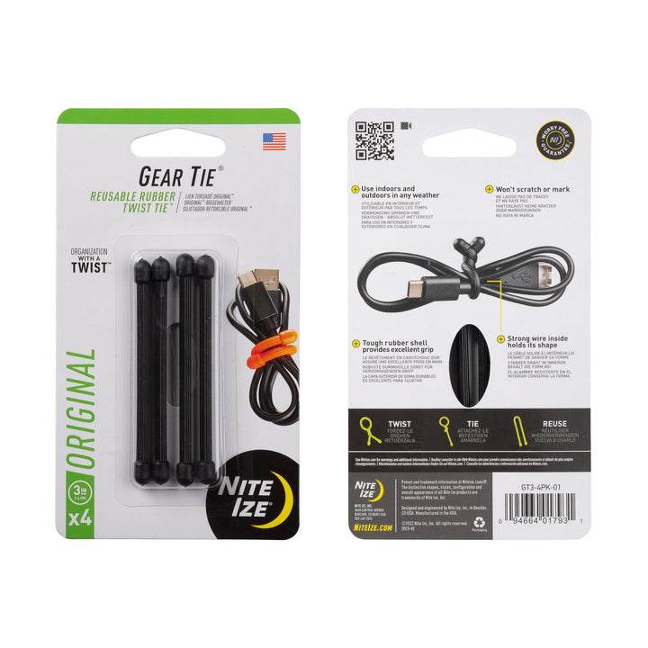 Nite Ize Reusable Rubber Twist Tie