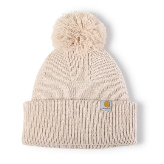 Carhartt Women's Knit Pom-Pom Cuffed Beanie