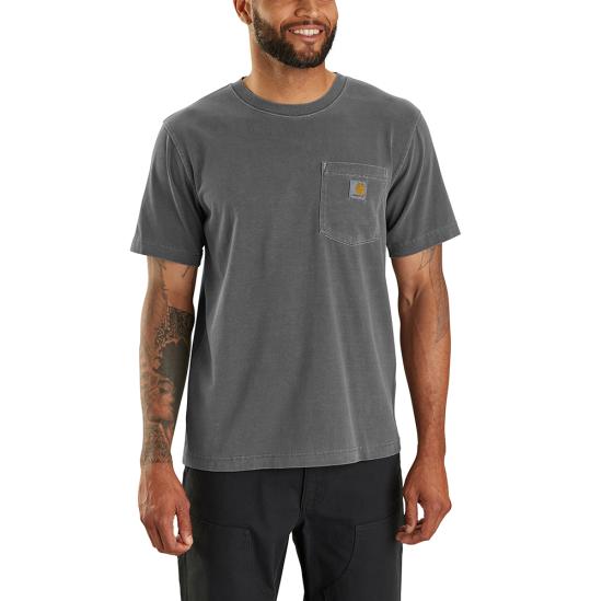 Carhartt Men's Re-Engineered Lightweight Garment Dyed Pocket Short-Sleeve T-Shirt
