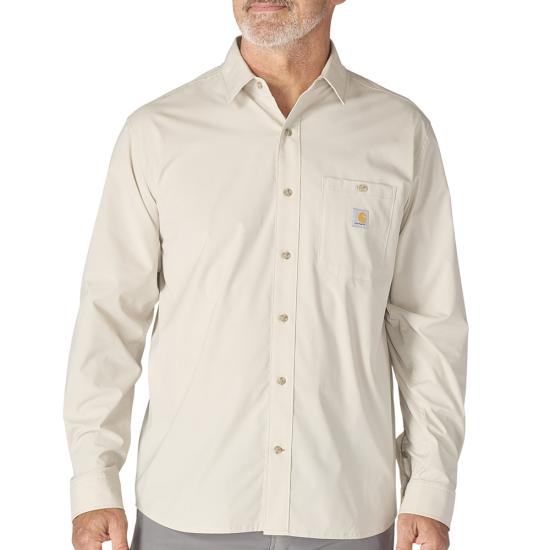 Carhartt Men's Force Sun Defender Woven Relaxed Lightweight L/S Shirt