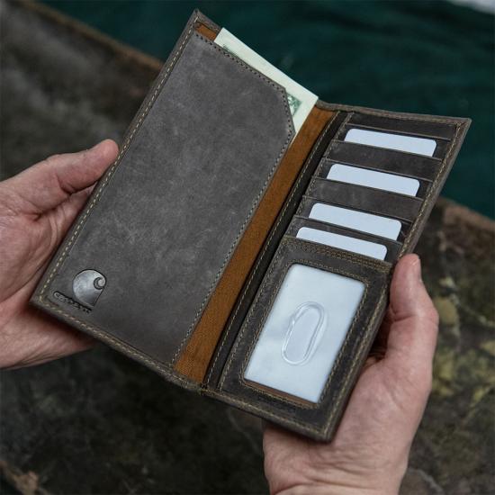 Carhartt Leather Triple-Stitched Rodeo Wallet