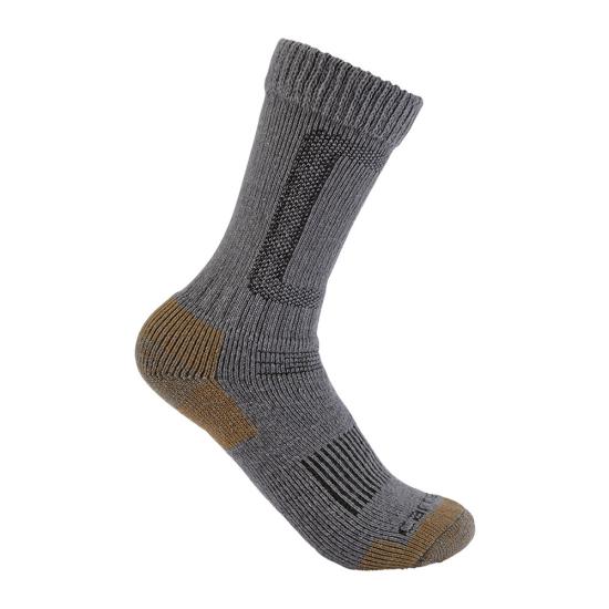 Carhartt Men's Heavyweight Merino Wool Blend Steel Toe Boot Sock