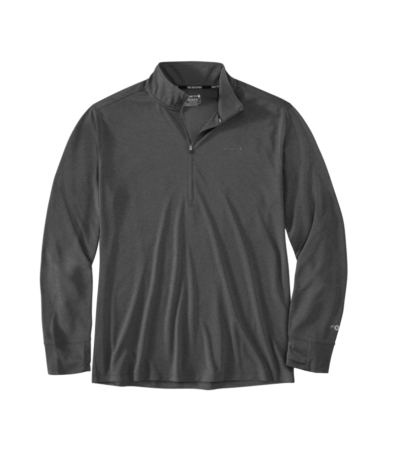 Carhartt Men's Force Sun Defender Long-Sleeve Half-Zip Shirt