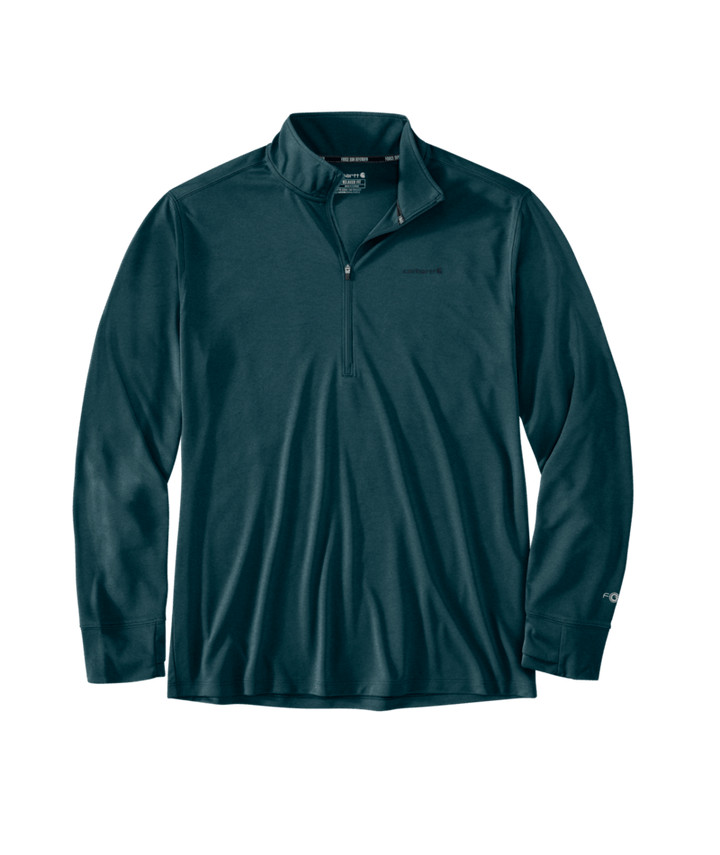 Carhartt Men's Force Sun Defender Long-Sleeve Half-Zip Shirt