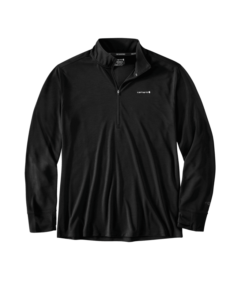 Carhartt Men's Force Sun Defender Long-Sleeve Half-Zip Shirt