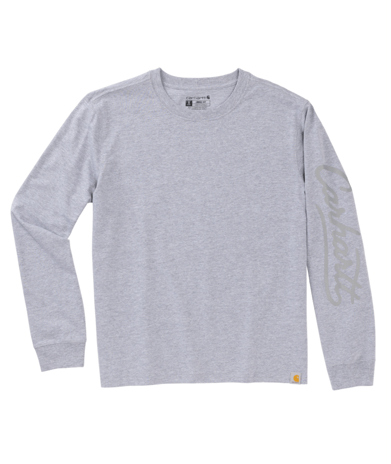 Carhartt Women's Irvine Loose Long-Sleeve Logo T-Shirt