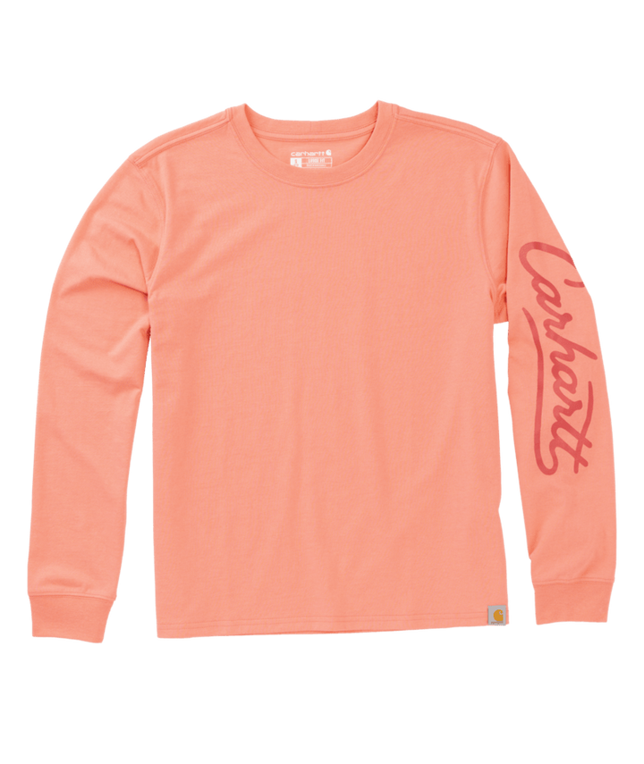 Carhartt Women's Irvine Loose Long-Sleeve Logo T-Shirt