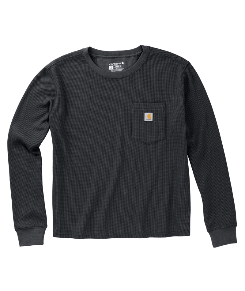 Carhartt Women's Waffle Knit Loose Long-Sleeve T-Shirt