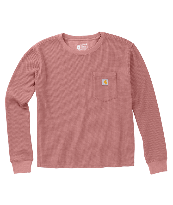 Carhartt Women's Waffle Knit Loose Long-Sleeve T-Shirt