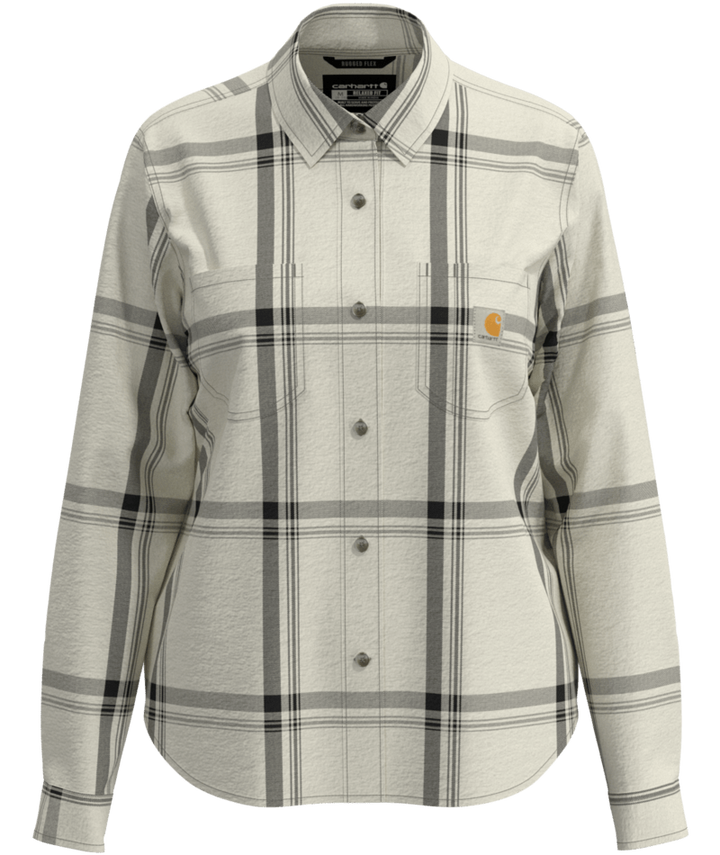 Carhartt Women's Hamilton Relaxed Long-Sleeve Plaid Shirt