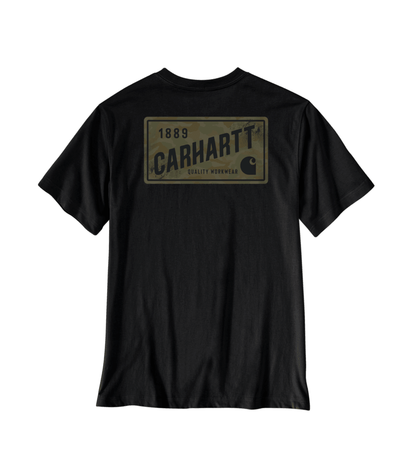 Carhartt Men's Irvine Relaxed Camo License Plate T-Shirt