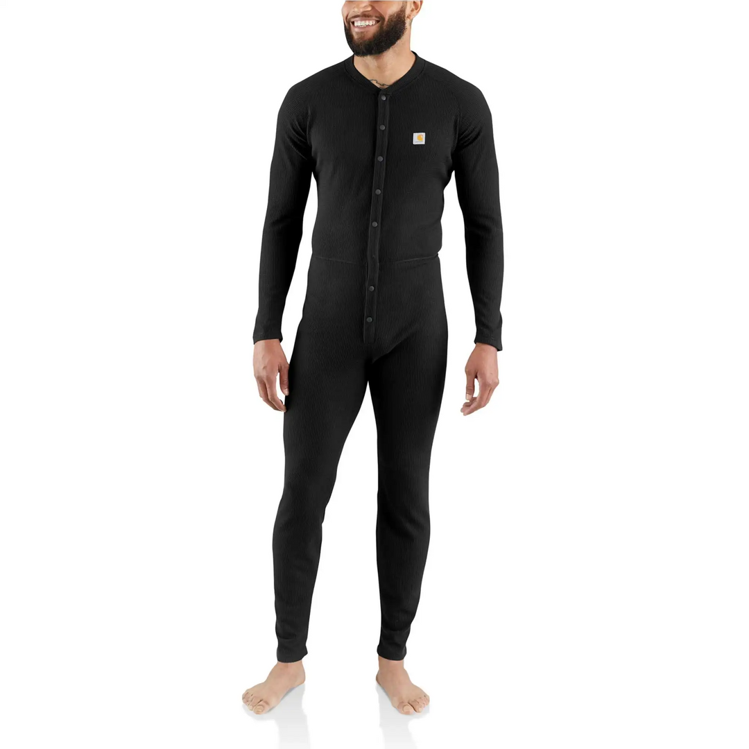 Carhartt Men's Midweight Cotton Waffle Union Suit