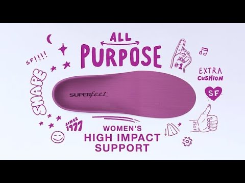 Superfeet's All-Purpose Women's High Impact Support