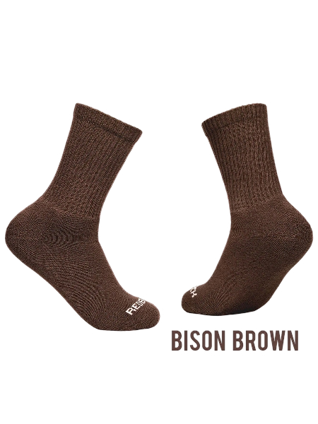 redback-everyday-bamboo-crew-sock-mens-bison-brown-workwear-wearhouse-work-boots-apparel-safety-gear
