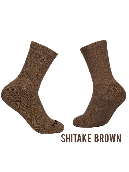 redback-everyday-bamboo-crew-sock-mens-shitake-brown-workwear-wearhouse-work-boots-apparel-safety-gear

