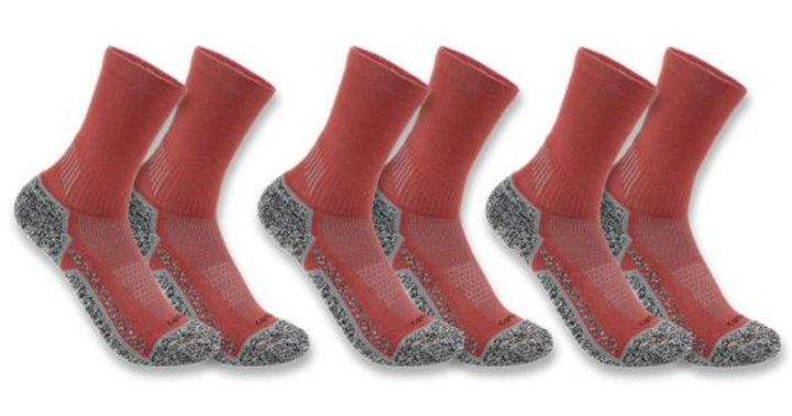 Carhartt Women's Force Midweight Crew Sock 3 Pack