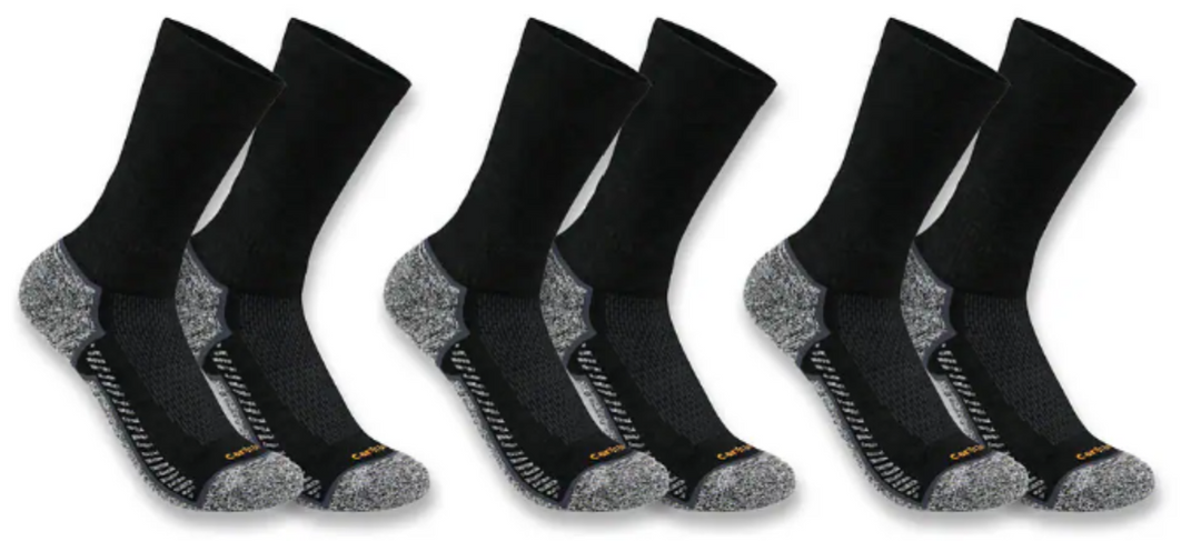 Carhartt Force Midweight Crew Sock 3 Pack