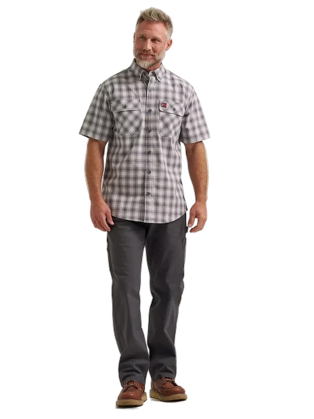 wrangler-mens-riggs-workwear-foreman-plaid-work-shirt-grey-cloud-full-workwear-wearhouse-work-boots-apparel-safety-gear

